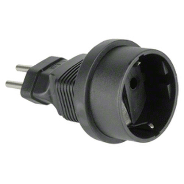 Walimex 15133 Typ C (Euro-Stecker) Typ H (IL) Schwarz Netzstecker-Adapter