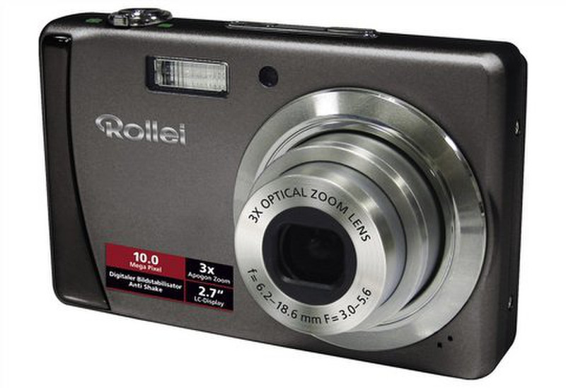 Rollei Compactline 122 Kompaktkamera 10MP 3648 x 2736Pixel Braun