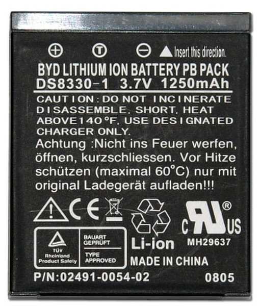 Minox DS8330-1 Lithium-Ion (Li-Ion) 1250mAh 3.7V rechargeable battery