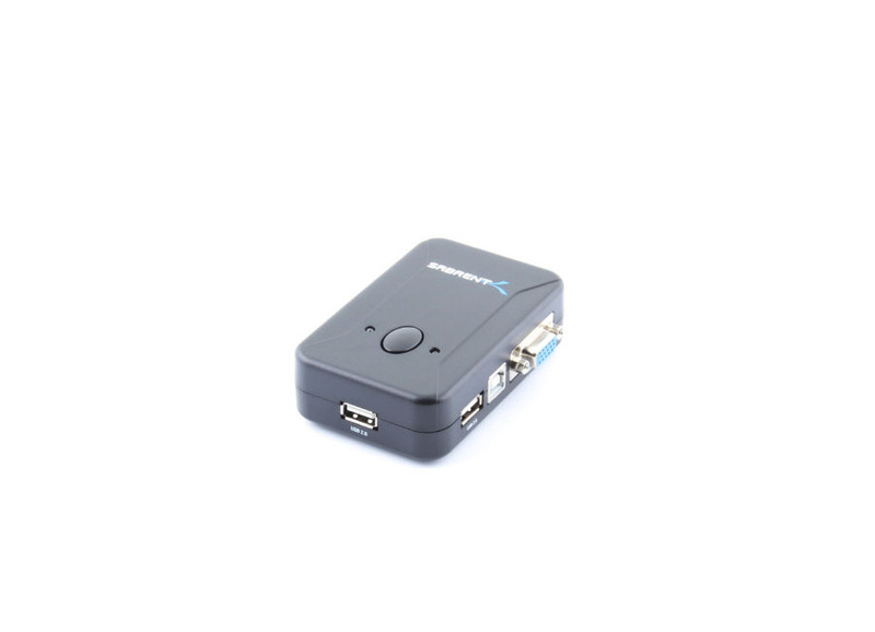 Sabrent KVM-USB2 Серый KVM переключатель