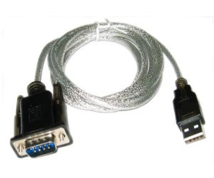 Sabrent USB/DB9 Adapter USB DB9 Schwarz Kabelschnittstellen-/adapter