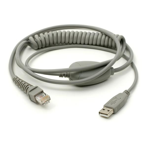 Unitech 1550-601646G 1.75m RJ-50 USB-A Grey serial cable