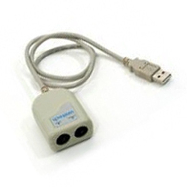 Unitech PW201-3G PS/2 USB Белый кабельный разъем/переходник
