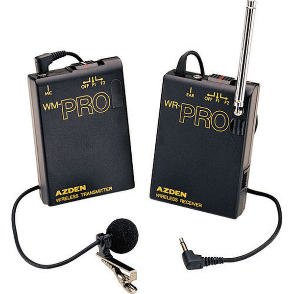 Azden WLX-PRO Stage/performance microphone Wireless Black microphone