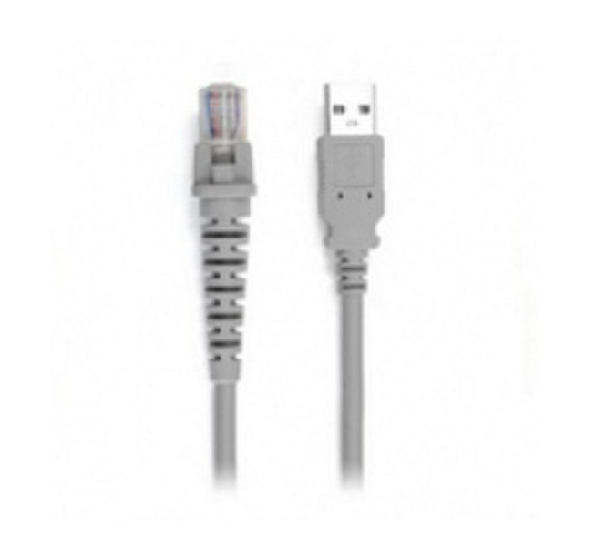 Unitech 1550-202773G 2.1m USB A Grey USB cable