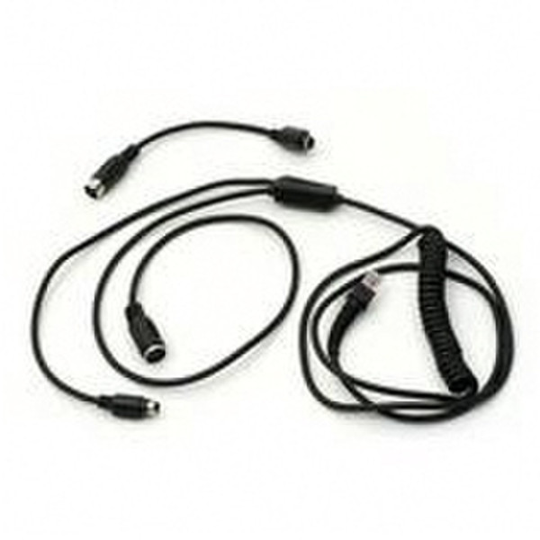 Unitech 1550-600708 2м Черный кабель PS/2