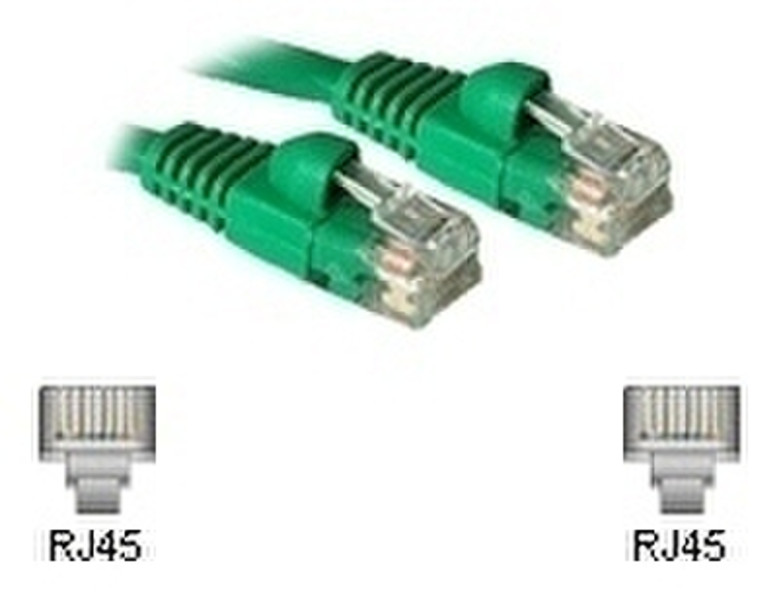 Link Depot Cat.5e Cable 50 ft 15.24m Green networking cable