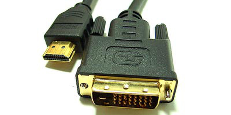 Link Depot 15ft HDMI/DVI M/M 4.5m HDMI DVI-D Schwarz