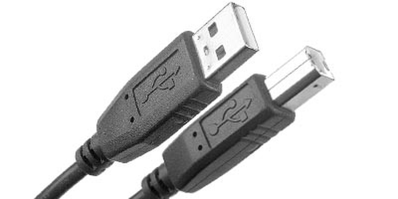 Link Depot USB 2.0 Type A to Type B Cable 15 ft 4.572m USB A USB B Schwarz USB Kabel