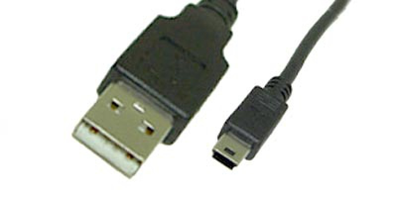 Link Depot USB 2.0 Type A to Mini B Cable 6 ft 1.8288m USB A Mini-USB B Schwarz USB Kabel