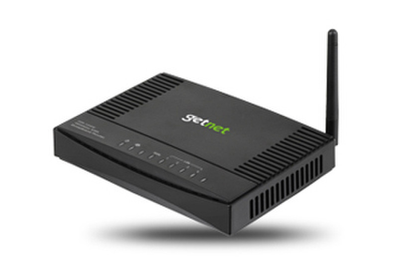 Getnet GR-124W Schnelles Ethernet Schwarz WLAN-Router