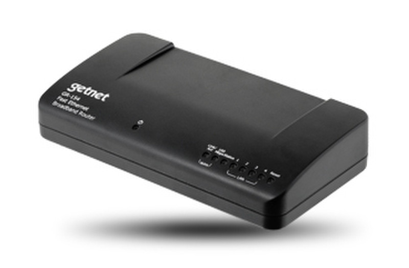 Getnet GR-154 Подключение Ethernet Черный проводной маршрутизатор