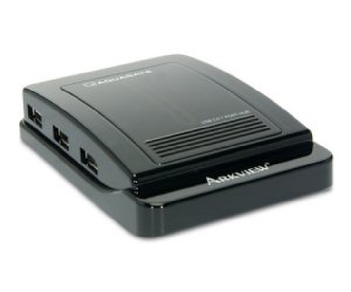 Sabrent USB 2.0 Hub 480Mbit/s Schwarz Schnittstellenhub