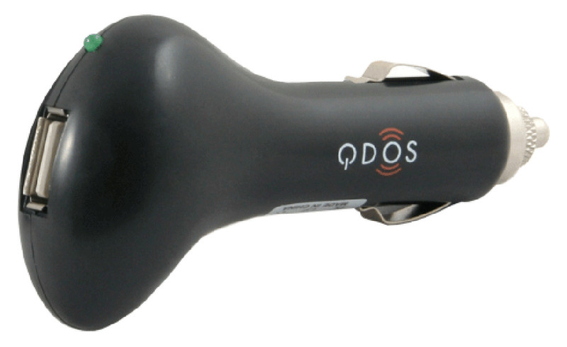 QDOS QD-214-A-B Auto Black mobile device charger