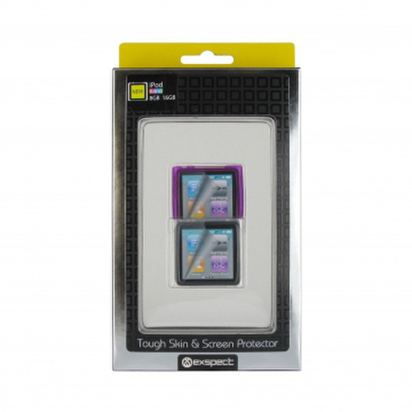 Exspect iPod Nano 6 Toughskins Пурпурный, Прозрачный