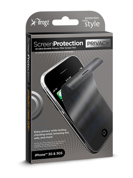 ifrogz IPHONE3G-SP-PVCY screen protector