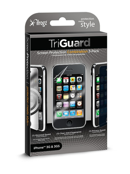 ifrogz IPHONE3G-SP-TRI Bildschirmschutzfolie