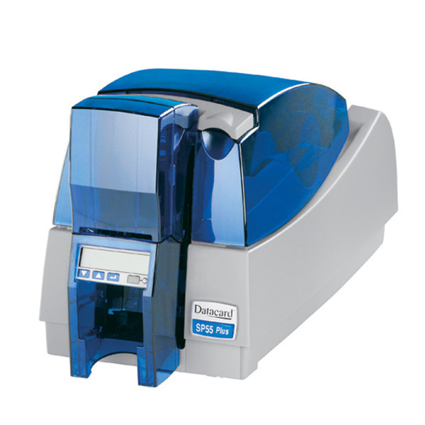DataCard SP55 Plus Wärmeübertragung Farbe Blau, Grau Plastikkarten-Drucker