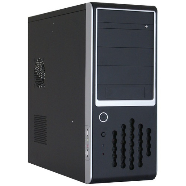 PNL-tec Rasurbo BC-15 ATX Midi-Tower Black,Silver computer case