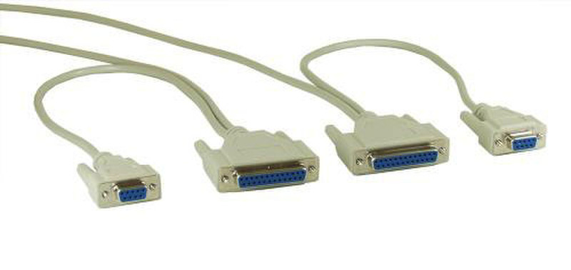 InLine 11259 2m 9+25pin Sub D 9+25pin Sub D serial cable