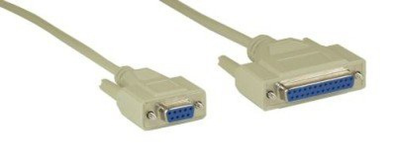 InLine 12122 2m Beige networking cable