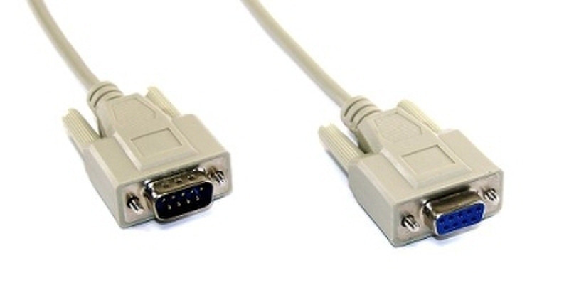 InLine Serial cable DB9 M/F 15m 15m male 9pin Sub D female 9pin Sub D Grey serial cable
