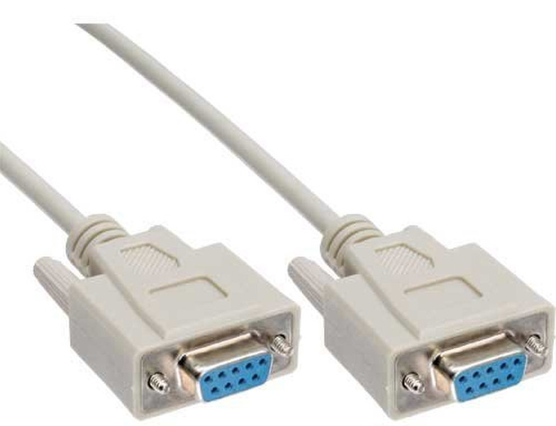 InLine DB9 2m 2m DB9 DB9 Grey serial cable