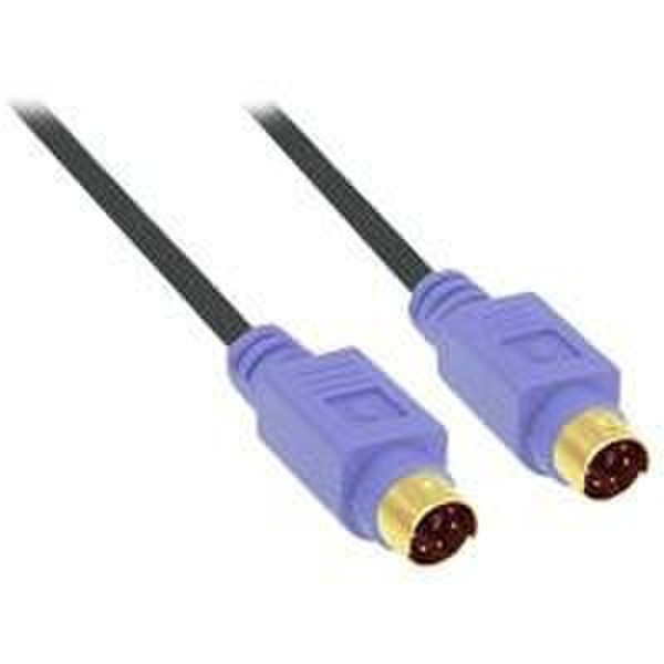 InLine 13332W 2m Black PS/2 cable