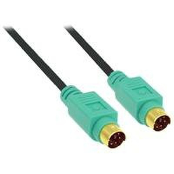 InLine 13333H 3m Green PS/2 cable