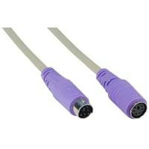 InLine 13342V 2m Grey PS/2 cable