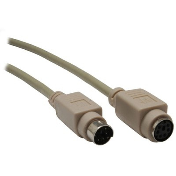 InLine 13346 15м Серый кабель PS/2