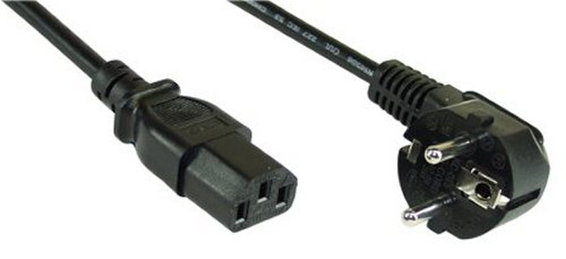 InLine 16652 1.8m Black power cable