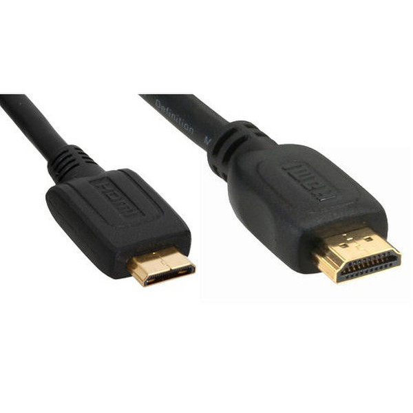 InLine 17452P 2.5m HDMI Mini-HDMI Black HDMI cable