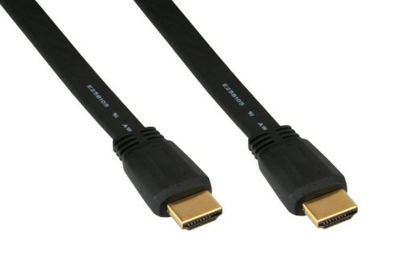 InLine 17622F 2м Черный HDMI кабель