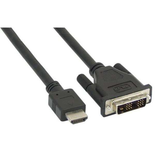 InLine 17662E 2m HDMI Black video cable adapter