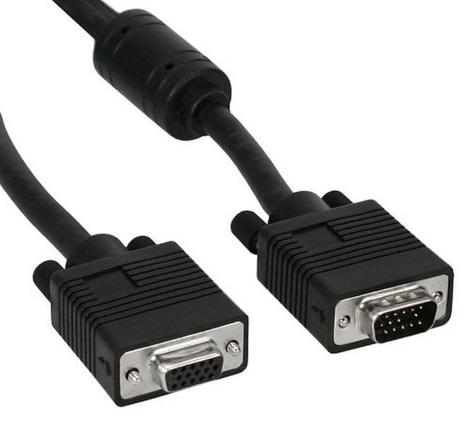 InLine 17701B 1m VGA (D-Sub) VGA (D-Sub) Black VGA cable