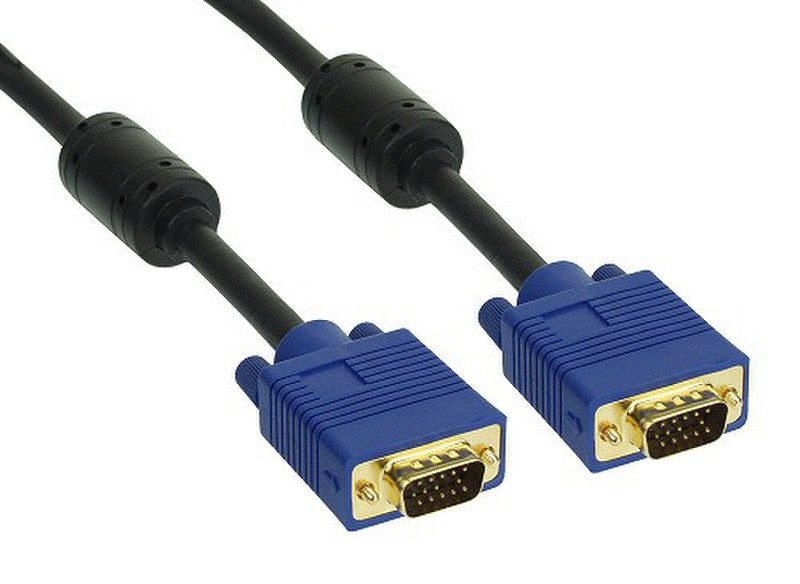InLine 17702S 1м VGA (D-Sub) VGA (D-Sub) Черный VGA кабель