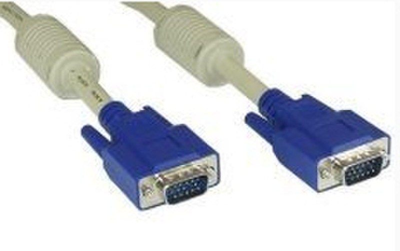 InLine 17725 25м VGA (D-Sub) VGA (D-Sub) Бежевый, Синий VGA кабель
