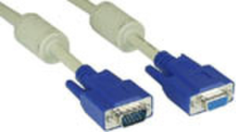 InLine 17742 2m VGA (D-Sub) VGA (D-Sub) Beige,Blue VGA cable