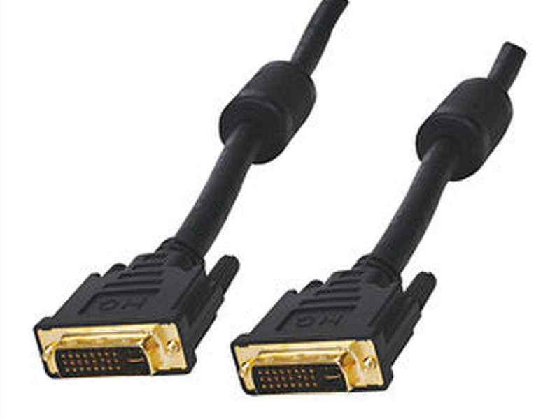 InLine 17763P 3m DVI-D DVI-D Black DVI cable