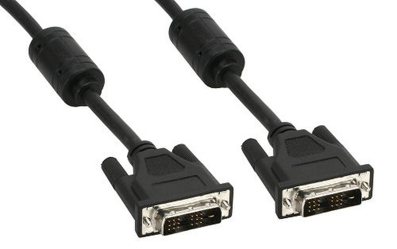 InLine 17767 10m Black DVI cable