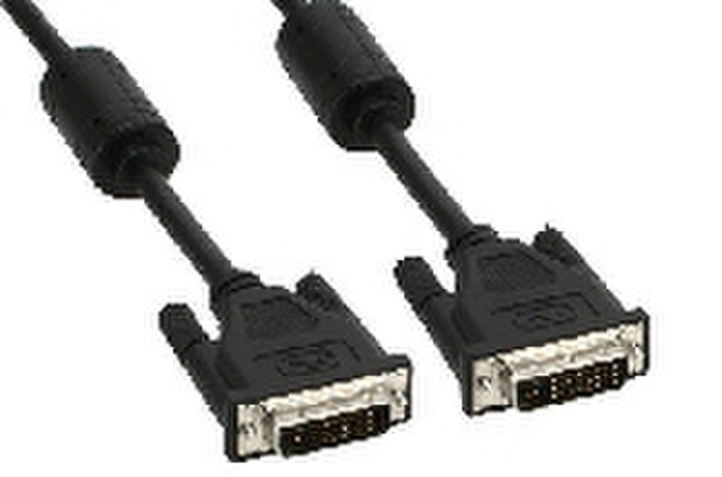 InLine 17772 2m DVI-D DVI-D Black DVI cable