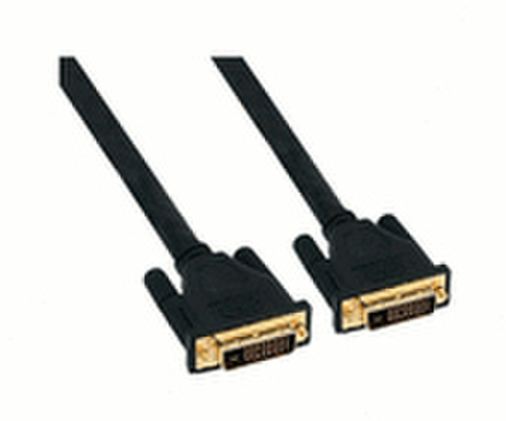 InLine 17775 5m DVI-D DVI-D Black DVI cable