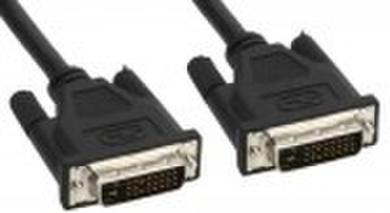 InLine 17775A 5m DVI-D DVI-D Black DVI cable