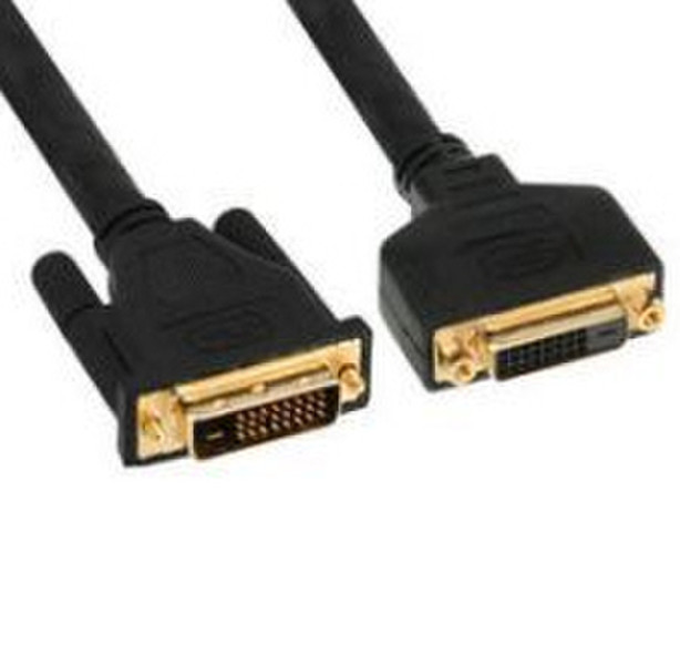 InLine 17776P 5m DVI-D DVI-D Black DVI cable