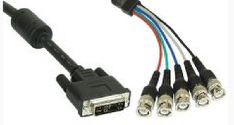 InLine 17993 3m DVI-A Black video cable adapter