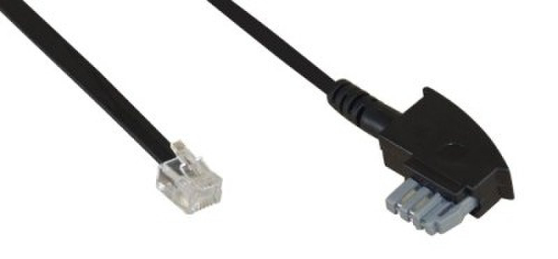 InLine 18813 3m Black networking cable