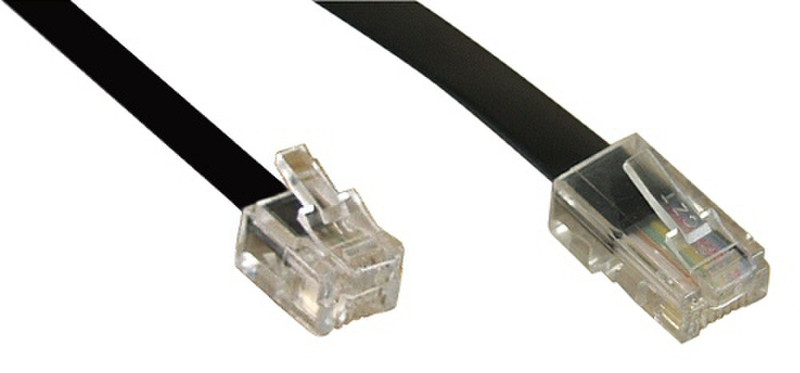 InLine 18863 3m Black telephony cable