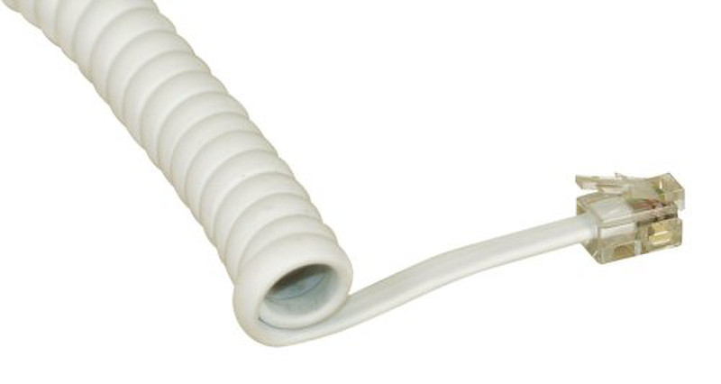 InLine 18892 2m White telephony cable