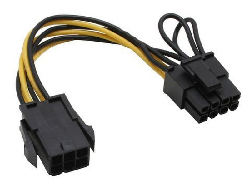InLine 26626 0.1m Black power cable